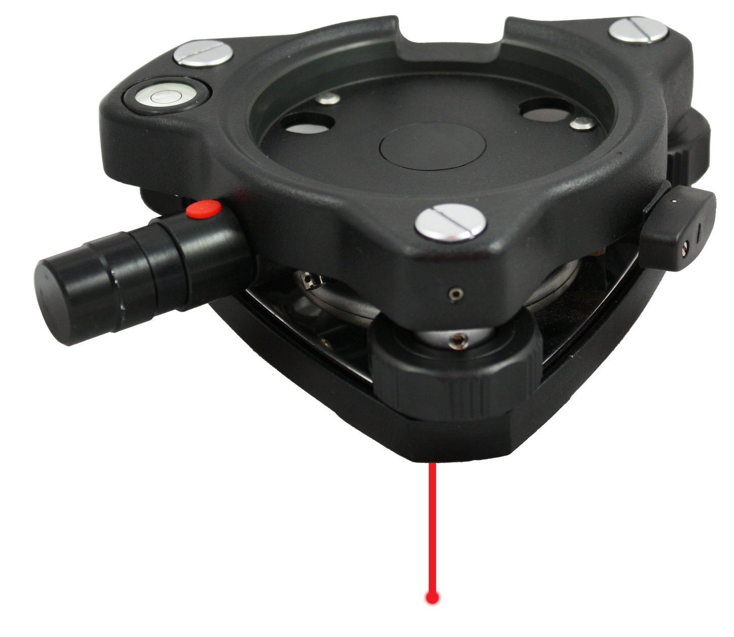 SitePro Swiss-Style Tribrach with Laser Plummet, Black
