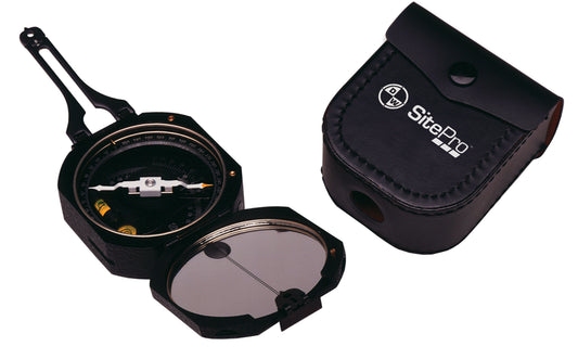 SitePro Pocket Transit Compass, 0-360-Degrees