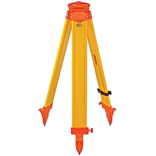 SitePro WDW20 Heavy Duty Wing Screw Wood Tripod, Orange